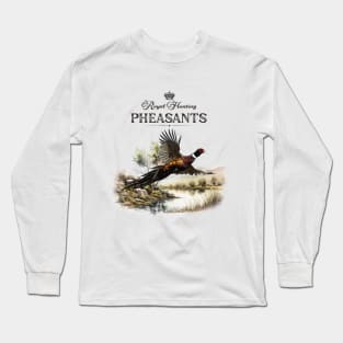Pheasants, Royal Hunting Art Long Sleeve T-Shirt